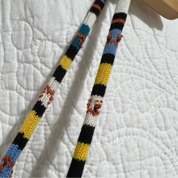 ZARA Striped Knit Cropped Tank Top, Size Medium-#335 - Picture 6 of 9